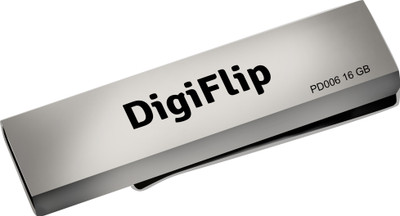 DigiFlip PD006 16 GB Pen Drive(Steel)