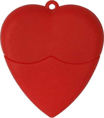 Microware Heart Shape 4 GB Pen Drive