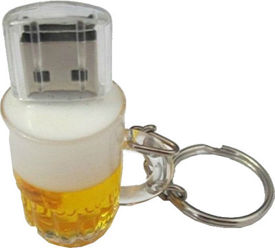 Smiledrive Beer Mug 8 GB Pen Drive(Yellow & White)