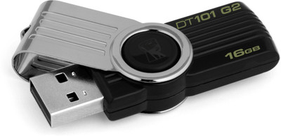 Kingston Data Traveler 101 G2 16 GB Pen Drive(Black)