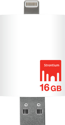 Strontium Nitro iDrive 3.0 OTG Pendrive for iOS 16 GB Utility Pendrive(White, Type A to Lightning)
Strontium Nitro iDrive 3.0 OTG Pendrive for iOS 16 GB Utility Pendrive(White, Type A to Lightning)