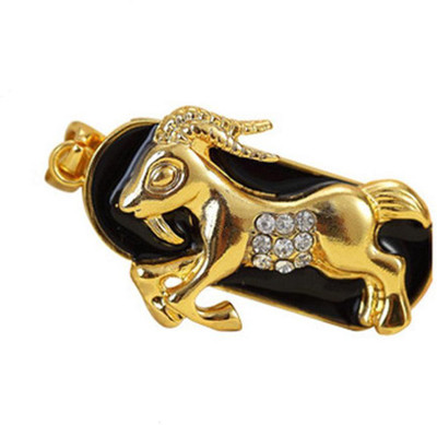 Microware Zodiac Sign Capricorn 8 GB Pen Drive(Gold)
