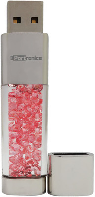 Portronics Crystal Bar 16 GB Pen Drive(Pink)