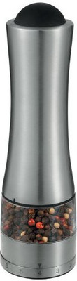 Prodyne Pepperpro Smart Grind Stainless Steel Automatic Pepper Or Salt Mill