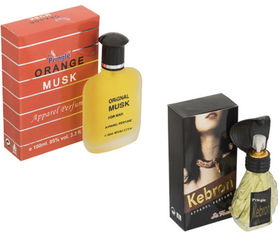 Pringle Combo Orange Musk and Kebron Eau de Parfum - 130 ml(For Men)