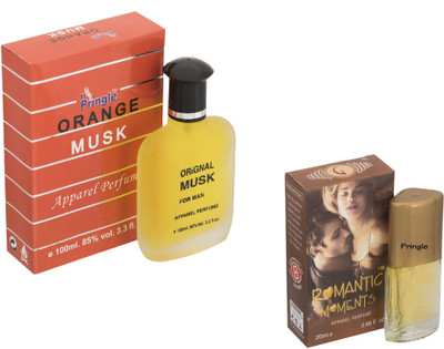 Pringle Combo Orange Musk and Romentic Moments Eau de Toilette - 120 ml(For Men)
Pringle Combo Orange Musk and Romentic Moments Eau de Toilette - 120 ml(For Men)