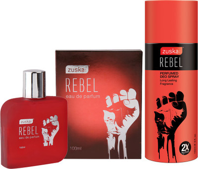 Zuska Rebel Pack (Rebel Perfume+Rebel Deo) Eau de Parfum - 250 ml(For Boys)
Zuska Rebel Pack (Rebel Perfume+Rebel Deo) Eau de Parfum - 250 ml(For Boys)