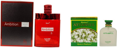 Ramco Ambition and Attarful Combo Eau de Parfum - 200 ml(For Boys)