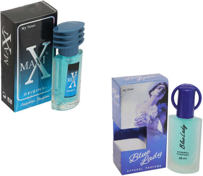 My Tunes Combo Pack Maxi Blue 30 Ml & Blue Lady- 30 ml Eau de Parfum - 60 ml(For Men)
My Tunes Combo Pack Maxi Blue 30 Ml & Blue Lady- 30 ml Eau de Parfum - 60 ml(For Men)