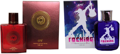 CFS Exotic NYC Bond And Rocking White Combo Perfume Eau de Parfum - 200 ml(For Men & Women)
CFS Exotic NYC Bond And Rocking White Combo Perfume Eau de Parfum - 200 ml(For Men & Women)