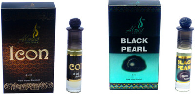 Almas Icon and Black Pearl Pocket perfume Eau de Parfum - 16 ml(For Men & Women)
Almas Icon and Black Pearl Pocket perfume Eau de Parfum - 16 ml(For Men & Women)