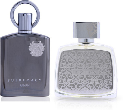 Afnan Supremacy Silver And In2tion Silver Perfume Combo (Pack Of 2, 100 ml Each) Eau de Parfum - 100 ml(For Men)
Afnan Supremacy Silver And In2tion Silver Perfume Combo (Pack Of 2, 100 ml Each) Eau de Parfum - 100 ml(For Men)