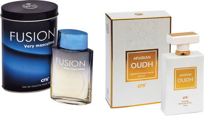 CFS Fusion Very Masculine and Arabian Oudh White Combo Perfume 00ML+100ML Eau de Parfum - 200 ml(For Men)
CFS Fusion Very Masculine and Arabian Oudh White Combo Perfume 00ML+100ML Eau de Parfum - 200 ml(For Men)