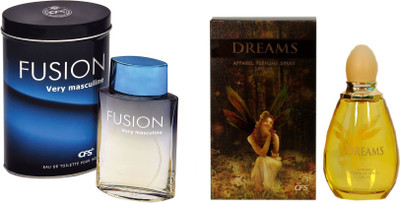 CFS Fusion Very Masculine and Dreams Combo Perfume For Women Eau de Parfum - 200 ml(For Men & Women)
CFS Fusion Very Masculine and Dreams Combo Perfume For Women Eau de Parfum - 200 ml(For Men & Women)