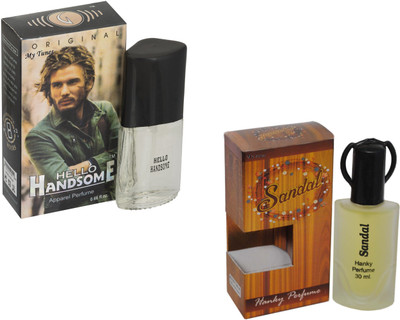 My Tunes Combo Pack Sandal 30 Ml & Hello Handsome- 20 ml Eau de Parfum - 50 ml(For Men)
My Tunes Combo Pack Sandal 30 Ml & Hello Handsome- 20 ml Eau de Parfum - 50 ml(For Men)