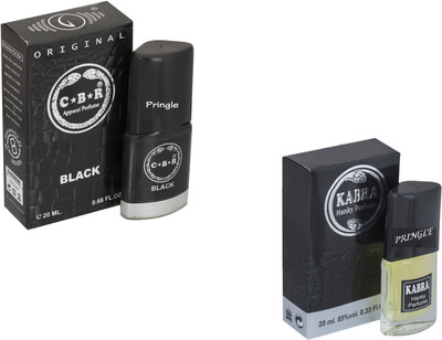 Pringle Combo C.B.R Black-Kabra Black Eau de Toilette - 40 ml(For Men)