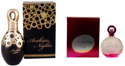 Ramco Arabian Nights and Celebrity Combo Perfume For Women Eau de Parfum - 200 ml(For Men & Women)
Ramco Arabian Nights and Celebrity Combo Perfume For Women Eau de Parfum - 200 ml(For Men & Women)