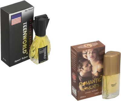 My Tunes Combo Pack Teen World 30 Ml & Romantic Moments- 20 ml Eau de Parfum - 50 ml(For Men)
My Tunes Combo Pack Teen World 30 Ml & Romantic Moments- 20 ml Eau de Parfum - 50 ml(For Men)