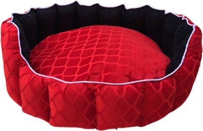 slatters be royal store RBC124 L Pet Bed(Red, Black)