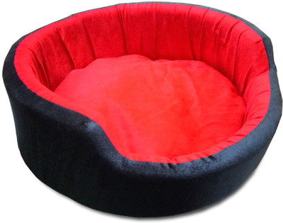 Lal Pet Products Lal1445 M Pet Bed(Black, Red)
