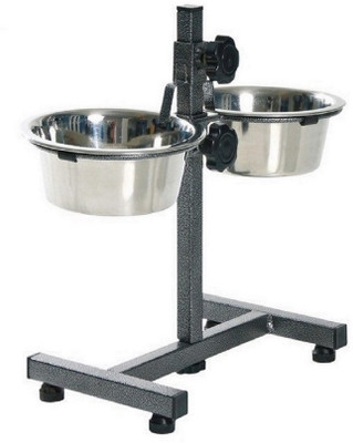 Pet Club51 BLISS Round Stainless Steel Pet Bowl(2900X2 ml Steel)