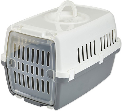 Savic Zephos Grey Basket Pet Carrier(Suitable For Dog, Cat)