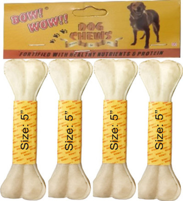Bow! Wow !! White Beef Dog Chew(240 g, Pack of 4)