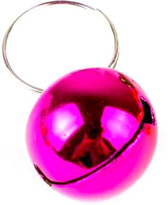 Paw Zone Bell Cat Collar Charm(Pink, Round)