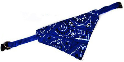 Futaba Plain Dog Collar Charm(Blue, Round)