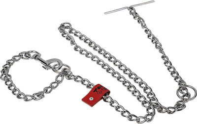 TommyChew Master Dog Choke Chain Collar(, Silver
