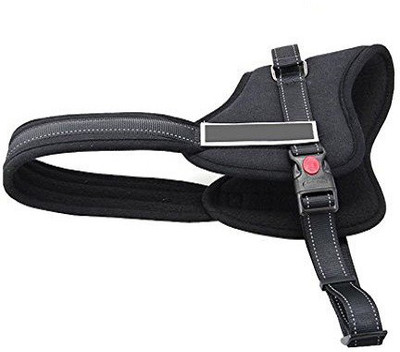 Futaba Heavy Duty Pet Pulling Dog Safety Harness(, Black
