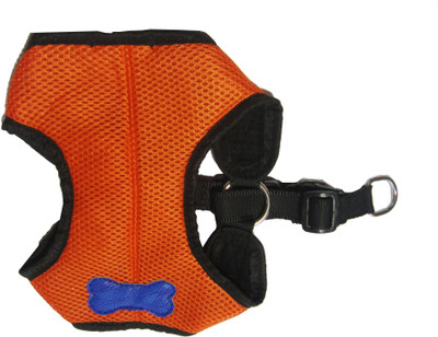 Agnpetspot. canvas chest paded XLarge Dog Safety Harness(, orange