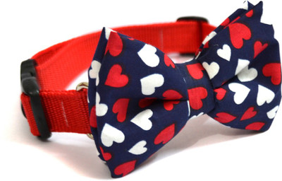 That Dog in Tuxedo Doggie Love bowtie -M-L Dog Show Collar(, RED