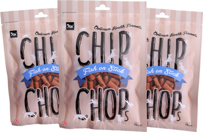 Chip Chops Stick Fish 0.21 kg Dry Dog Food(Pack of 3)