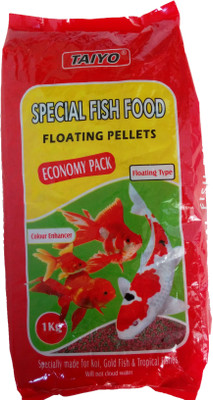 Taiyo ECONOMY 1kg - 1.2MM pellet ** COLOURFUL AQUARIUM Fish 1 kg Dry Fish Food