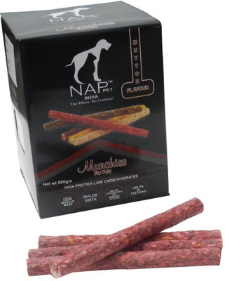 NappetsIndia Mutton Flavour Munchies Mutton 900 g Dry Dog Food