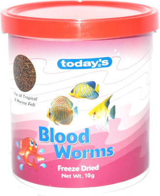 Today's Blood Worm 10g Fish 10 g Dry Fish Food
