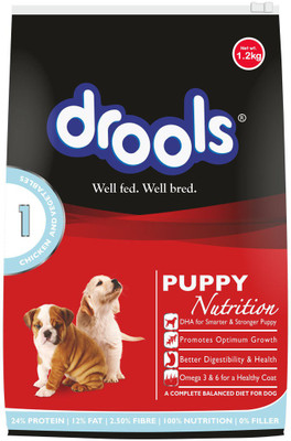 Drools Puppy Nutrition Chicken, Vegetable 1.2 kg Dry Dog Food