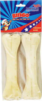 Bingo Pressed bone 15 cm 2 pcs Chicken 2 g Dry Dog Food