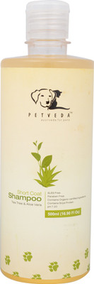 Petveda Short & Medium Coat Conditioning, Whitening and Color Enhancing, Anti-itching, Hypoallergenic Aloe Vera & Tea Tree Dog Shampoo(500 ml)
Petveda Short & Medium Coat Conditioning, Whitening and Color Enhancing, Anti-itching, Hypoallergenic Aloe Vera & Tea Tree Dog Shampoo(500 ml)