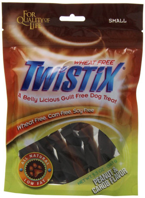 Twistix Peanut & Carob Flavor Small Vanilla Dog Treat(156 g)