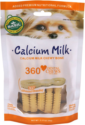Basil Calcium Milk Flexible Dental Chew Bone (Pack Of 2) Milk Dog Treat(90 g, Pack of 2)
Basil Calcium Milk Flexible Dental Chew Bone (Pack Of 2) Milk Dog Treat(90 g, Pack of 2)