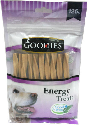 Goodies Liver Twisted Energy Treat Liver Dog Treat(125 g, Pack of 4)