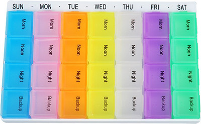HPK 1 week Pill Box(Multicolor)