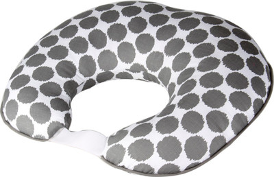 Bacati Geometric Print Feeding/Nursing Pillow Pack of 1(Grey)