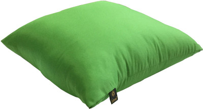 Lushomes Solid Back Cushion Pack of 1(Green)