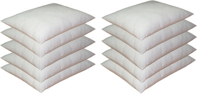 Lushomes Plain Bed/Sleeping Pillow Pack of 10(White)