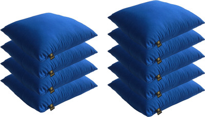 Lushomes Solid Back Cushion Pack of 9(Cobalt Blue)
