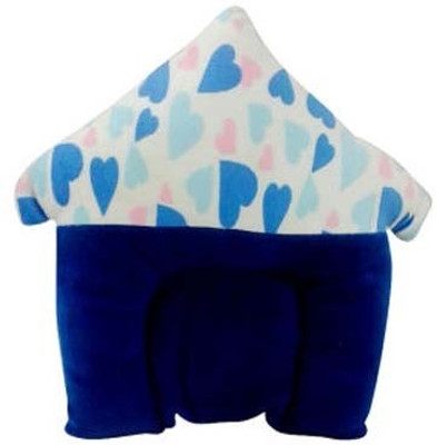 Baby's Clubb Solid Bed/Sleeping Pillow Pack of 1(Blue)