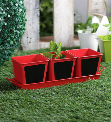 Green Girgit Plant Container Set(Metal)